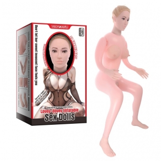 Лялька для сексу в сидячій позі тілесного кольору Vscn Velty