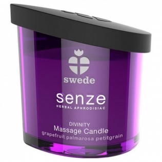 Масажна свічка для еротичного масажу з ароматом грейпфрута Swede Senze 50 мл
