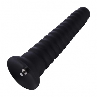 Анальний фалоімітатор у формі вежі чорного кольору Насадка для секс машин Hismith Anal Toy