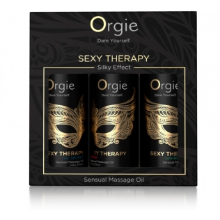 Міні колекція масажних ароматних олій Orgie Sexy Therapy 3 штуки по 30 мл