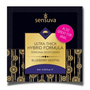 Пробник густого лубриканта Sensuva-Ultra-Thick Hybrid Formula Blueberry Muffin (6 мл)