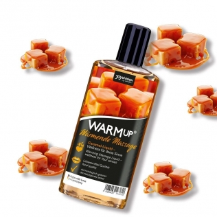 Їстівне масажне масло з ефектом що розігріває з ароматом карамелі JOY Division WARMup 150 мл
