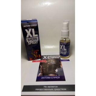 XL SPERM SPRAY-спрей для збільшення члена з збудливим ефектом для чоловіків (Сперм Спрей) 30 мл