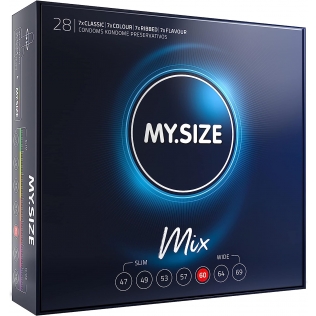MY SIZE MIX презервативи 60 мм 28 штук Май Сайз Мікс