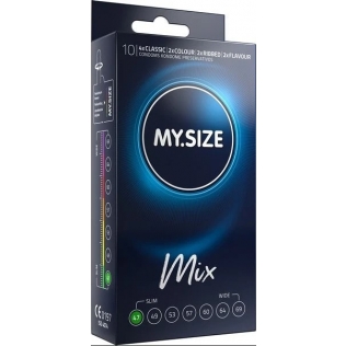 MY SIZE MIX презервативи 47 мм 10 штук Май Сайз Мікс