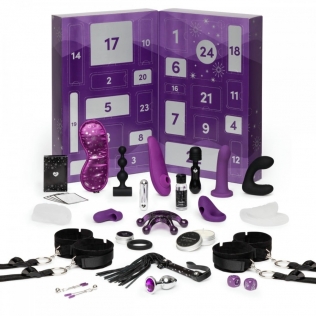 Адвент календар секс іграшок 24 предмети Lovehoney Couple's Advent Calendar 2023 Фіолетовий