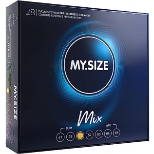 MY SIZE MIX презервативи 53 мм 28 штук Май Сайз Мікс